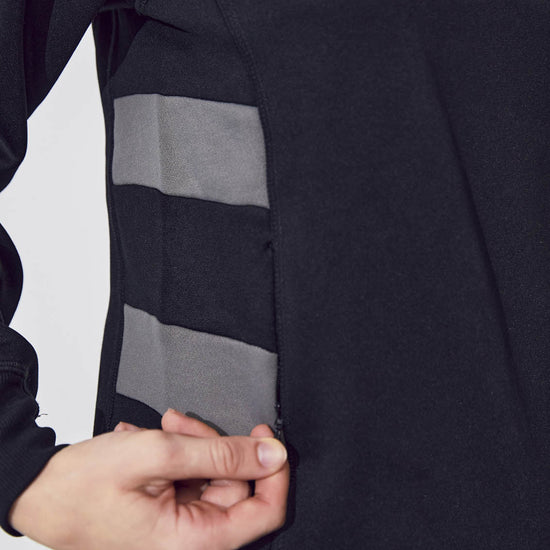 Clique Ambition Half Zip - Signaalgeel Sweater Clique