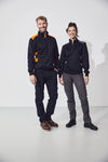 Clique Ambition Half Zip - Signaalgeel Sweater Clique