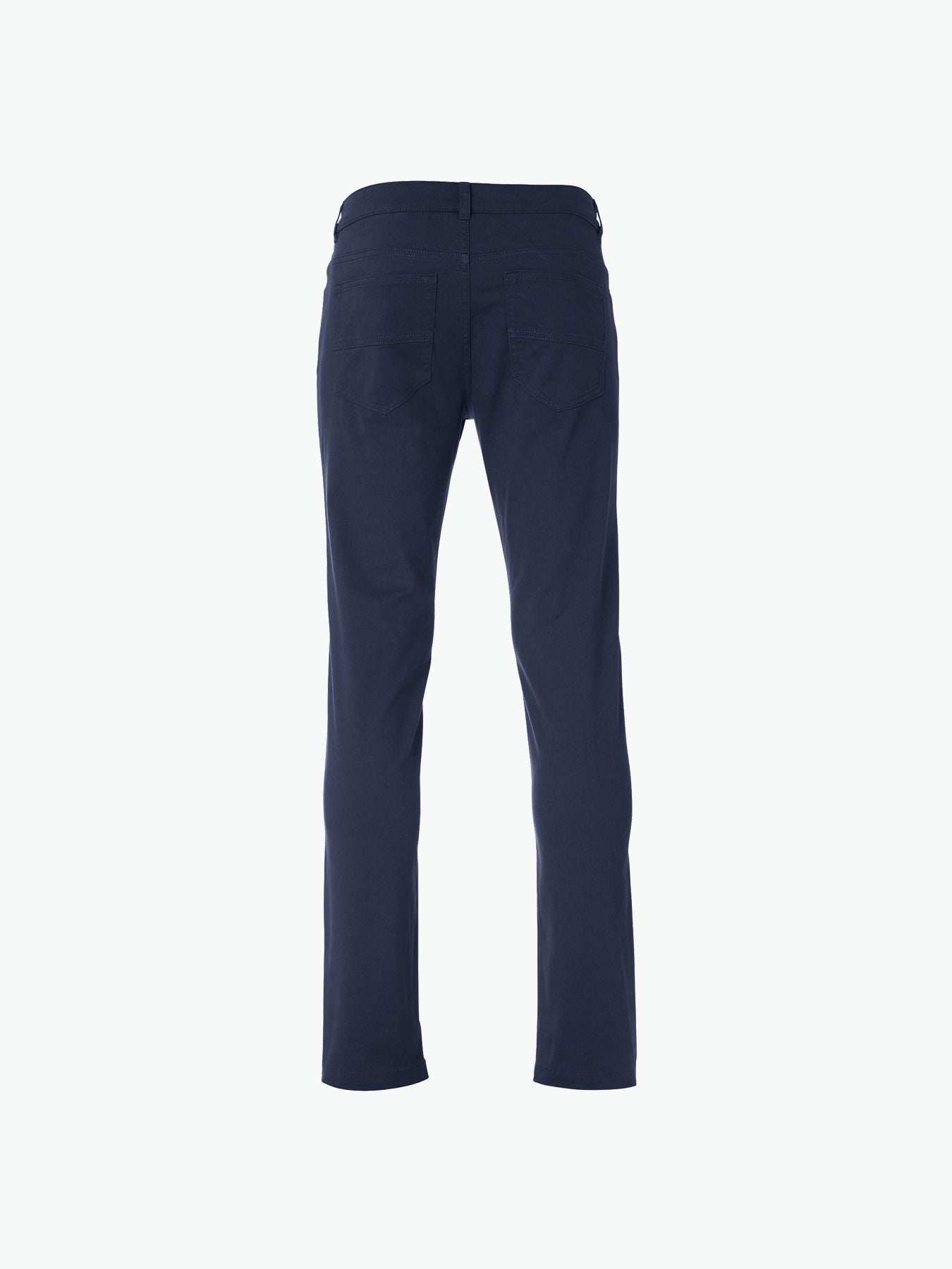 Clique 5-Pocket Stretch Pants - Dark Navy Lange Broek Clique