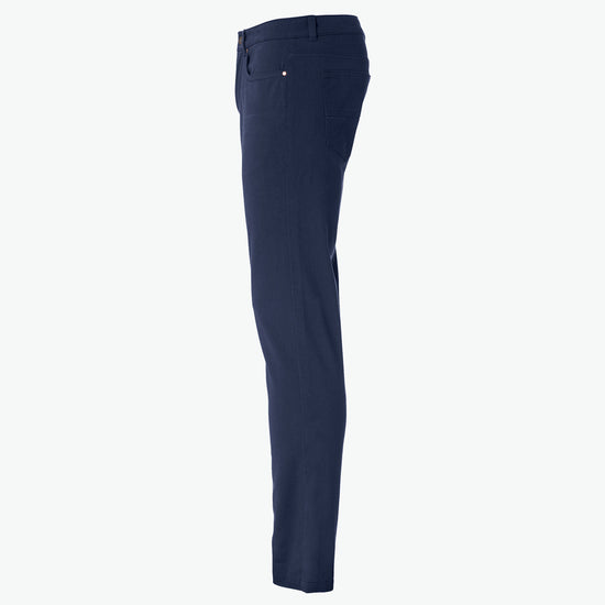 Clique 5-Pocket Stretch Pants - Dark Navy Lange Broek Clique
