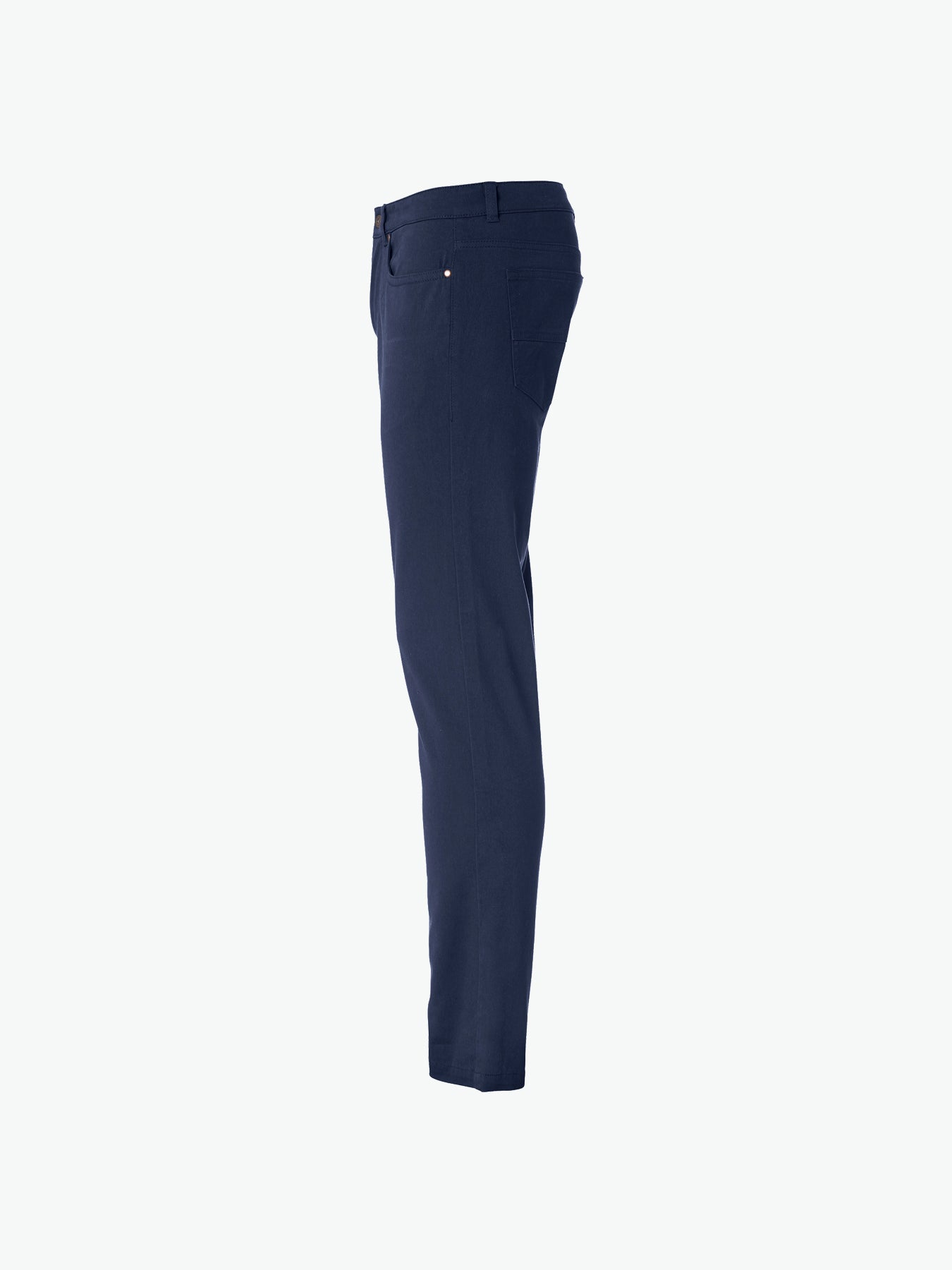 Clique 5-Pocket Stretch Pants - Dark Navy Lange Broek Clique