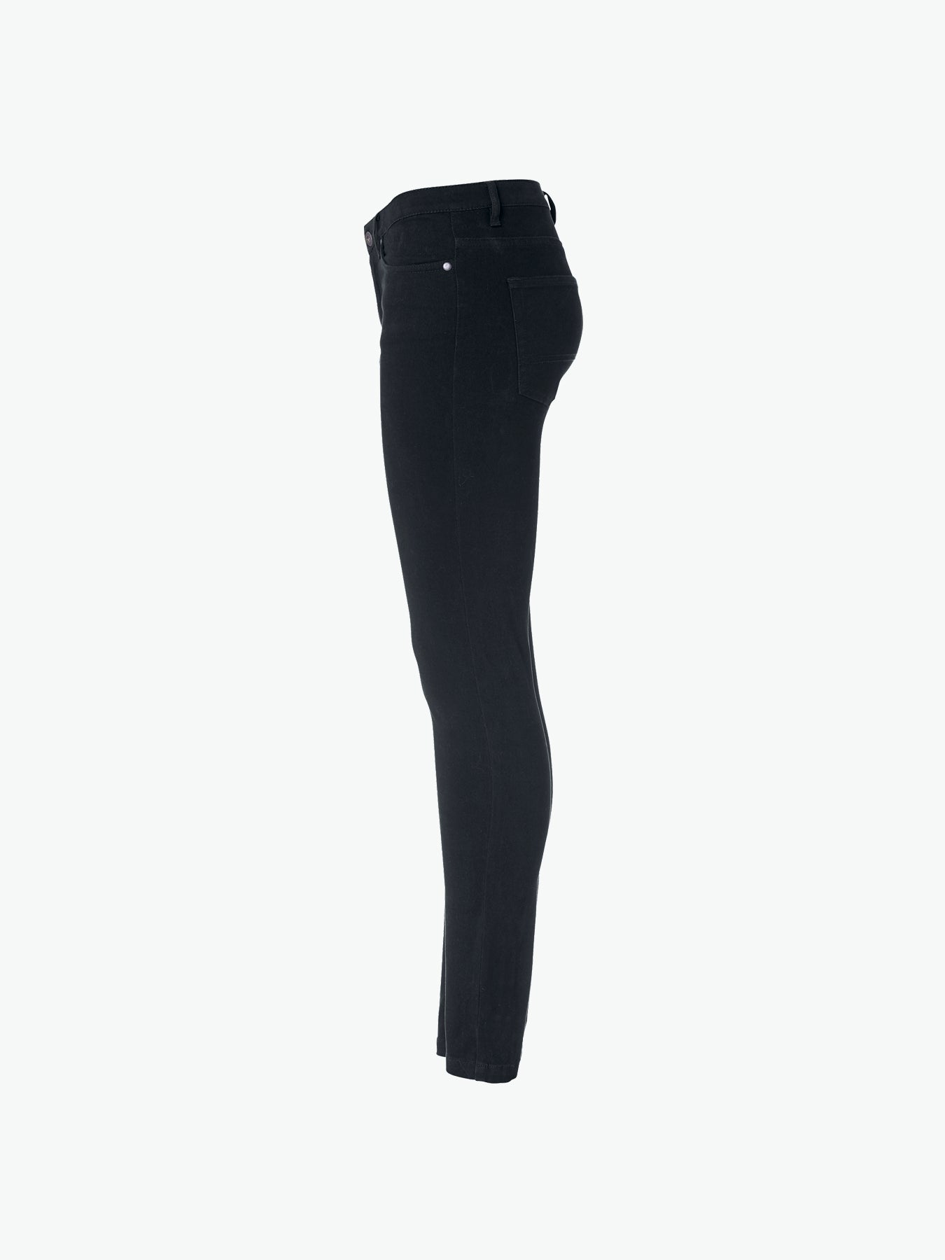 Clique 5-Pocket Stretch Pants Women - Zwart Lange Broek Dames Clique