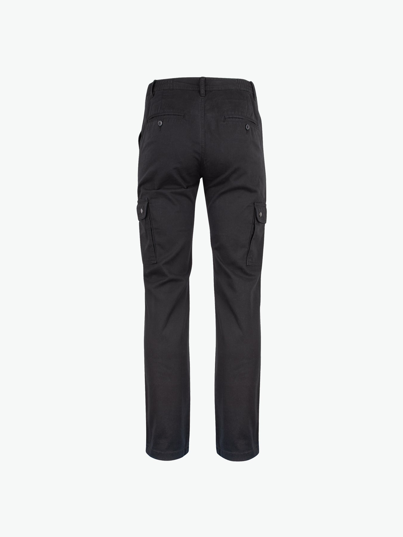 Clique Cargo Pocket Pants - Zwart Lange Broek Clique