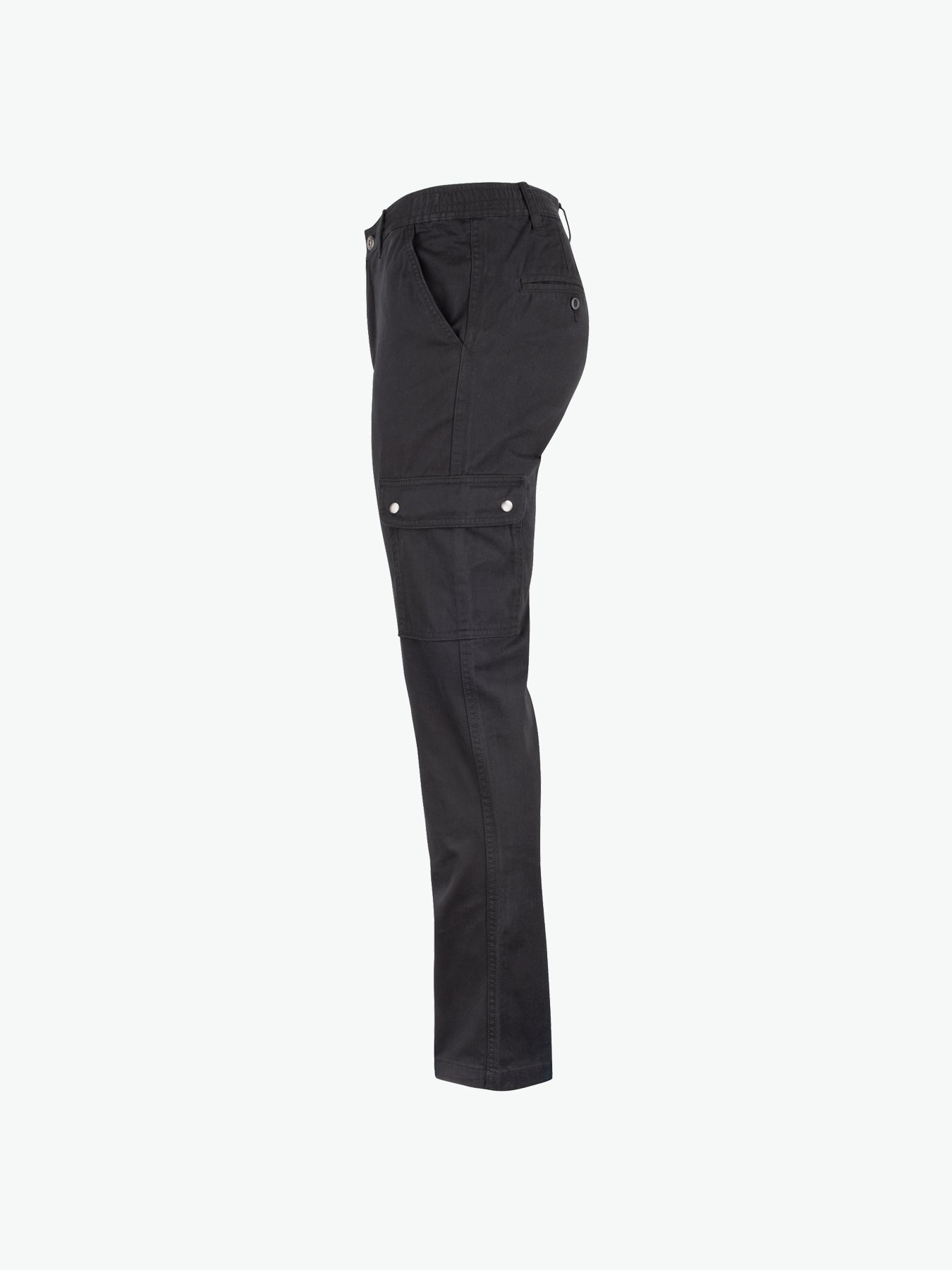 Clique Cargo Pocket Pants - Zwart Lange Broek Clique