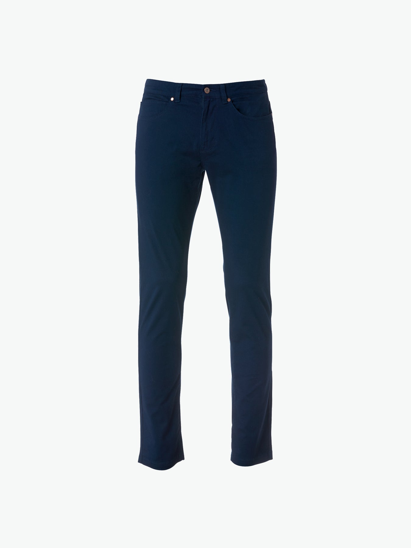 Clique 5-Pocket Stretch Light Pants - Dark Navy Lange Broek Clique XS