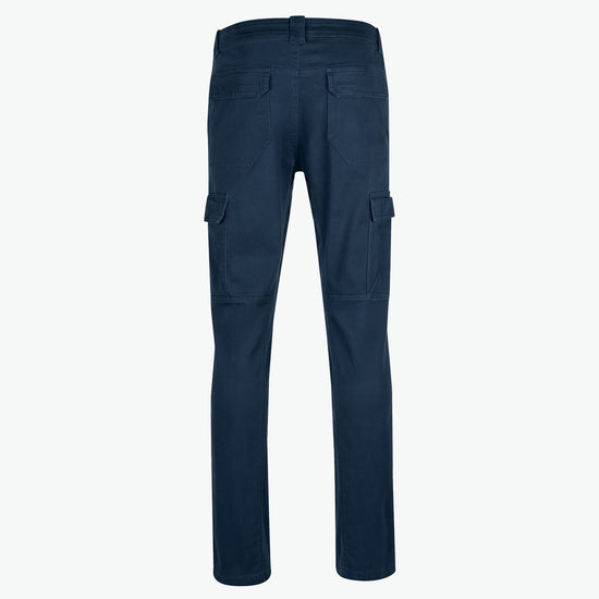 Clique Cargo Pocket Stretch Pants - Dark Navy Lange Broek Clique