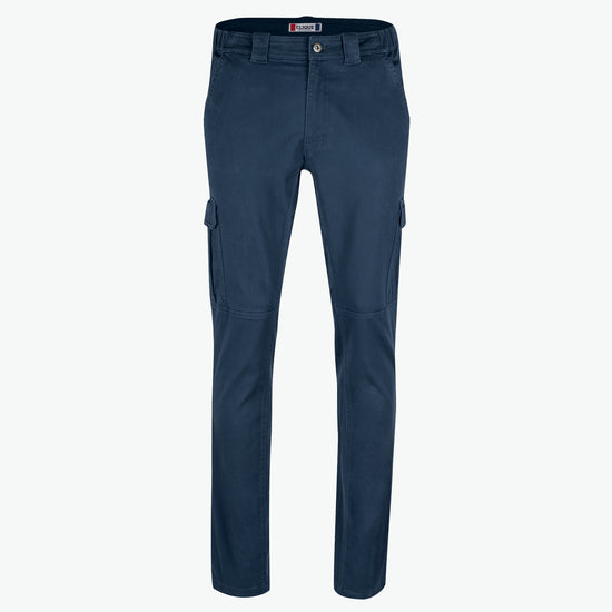 Clique Cargo Pocket Stretch Pants - Dark Navy Lange Broek Clique XS