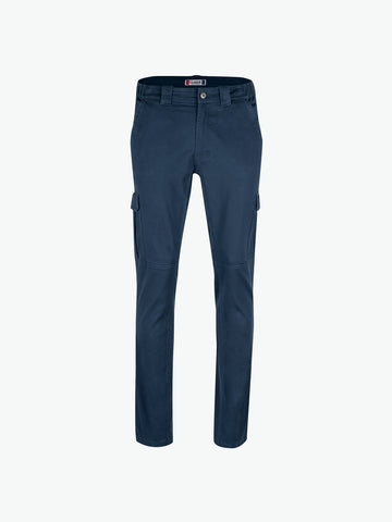 Clique Cargo Pocket Stretch Pants - Dark Navy Lange Broek Clique XS