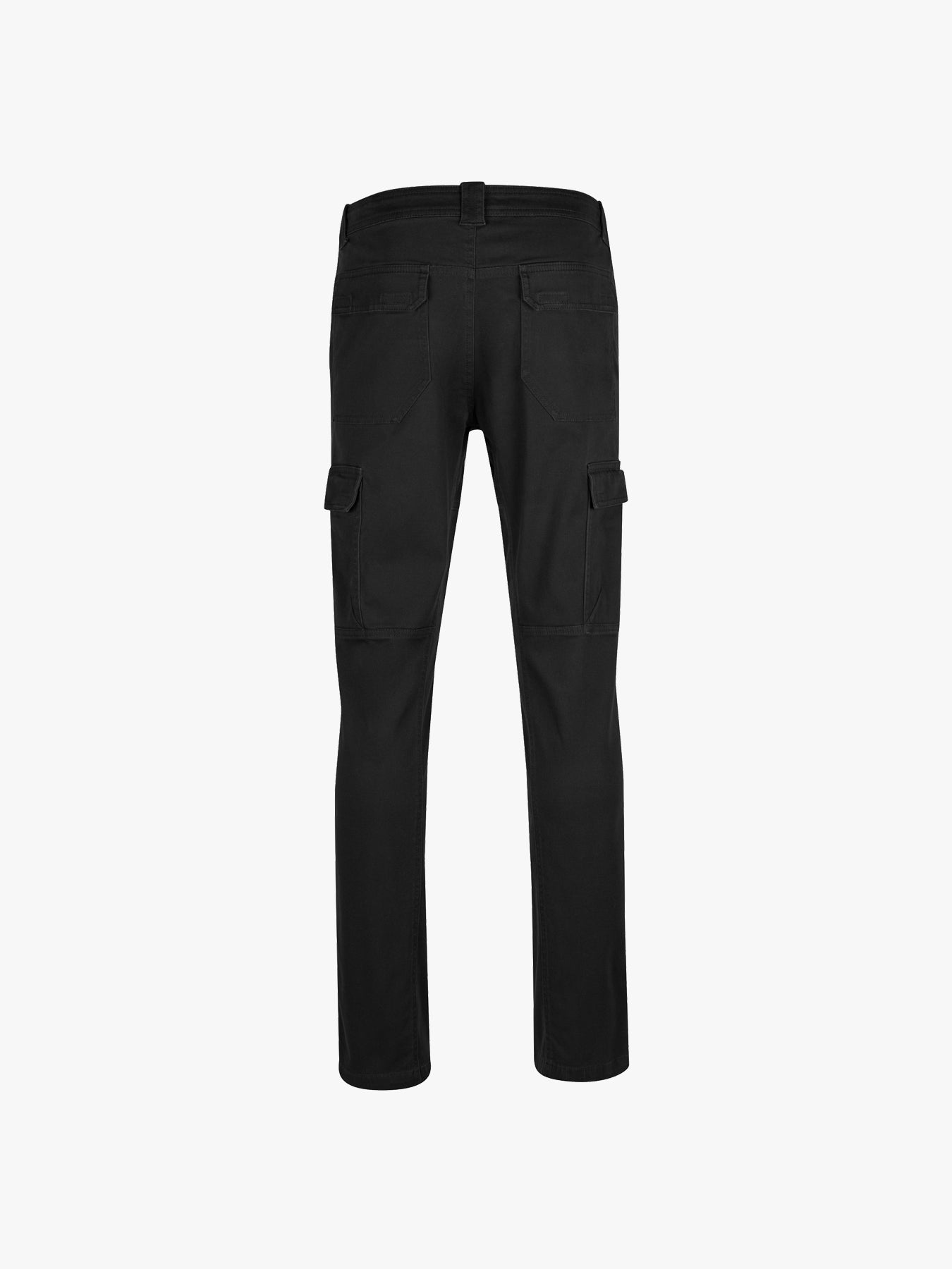 Clique Cargo Pocket Stretch Pants - Zwart Lange Broek Clique