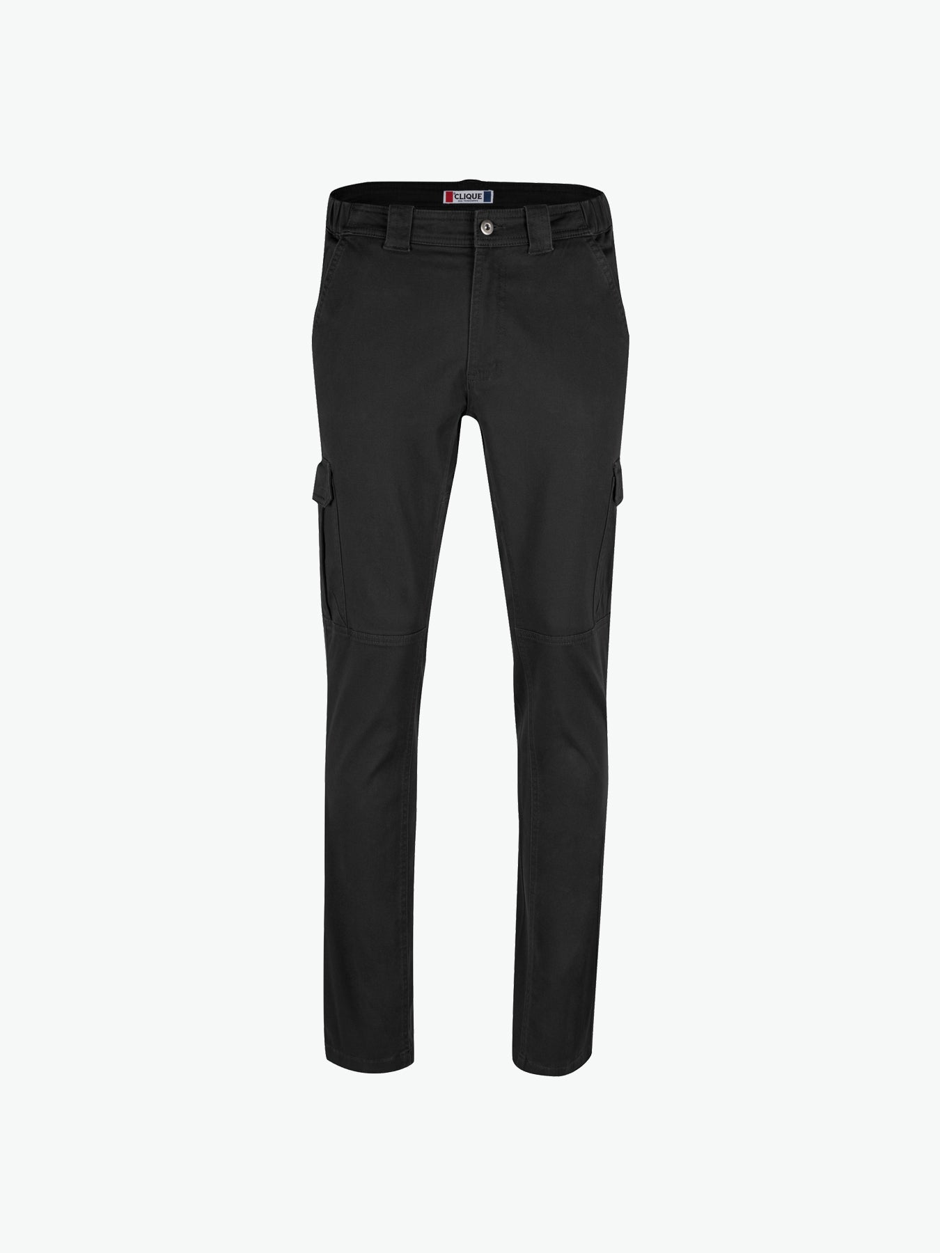 Clique Cargo Pocket Stretch Pants - Zwart Lange Broek Clique XS
