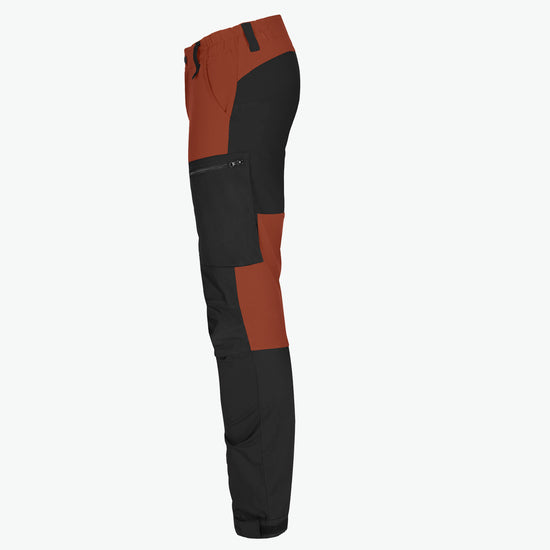 Clique Kenai Pants - Donker Oranje Lange Broek Clique