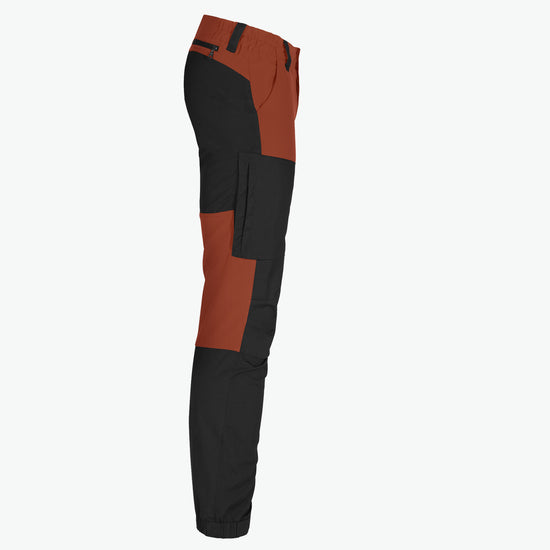 Clique Kenai Pants - Donker Oranje Lange Broek Clique