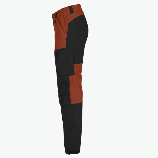 Clique Kenai Women - Donker Oranje Lange Broek Dames Clique