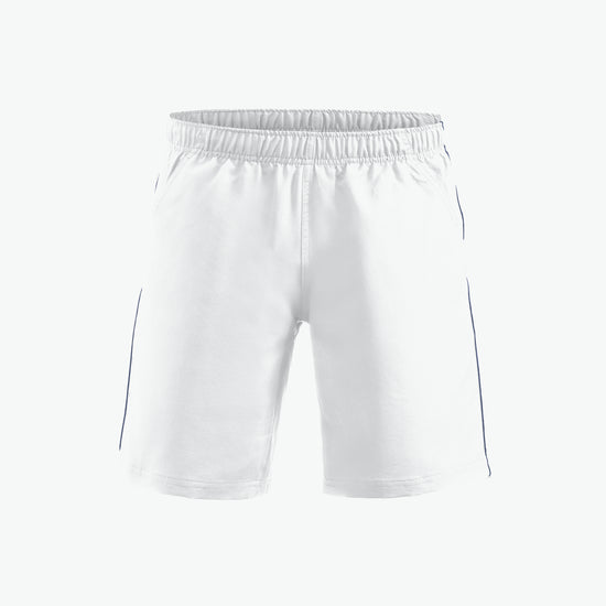 Clique Hollis Shorts - Wit/Navy Korte Broek Clique XS