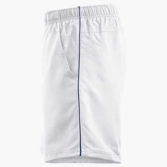 Clique Hollis Shorts - Wit/Navy Korte Broek Clique