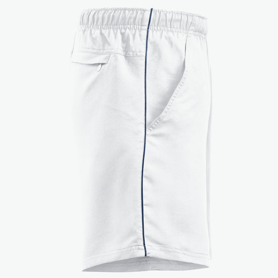 Clique Hollis Shorts - Wit/Navy Korte Broek Clique