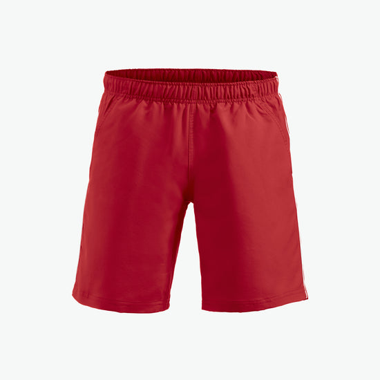 Clique Hollis Shorts - Rood/Wit Korte Broek Clique XS