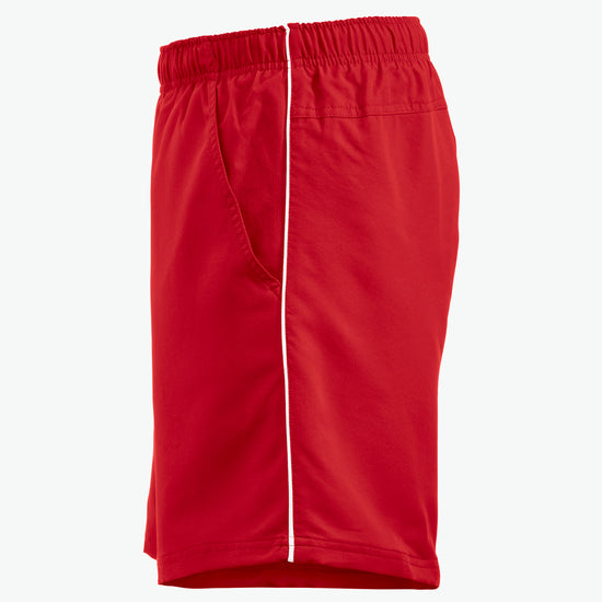 Clique Hollis Shorts - Rood/Wit Korte Broek Clique