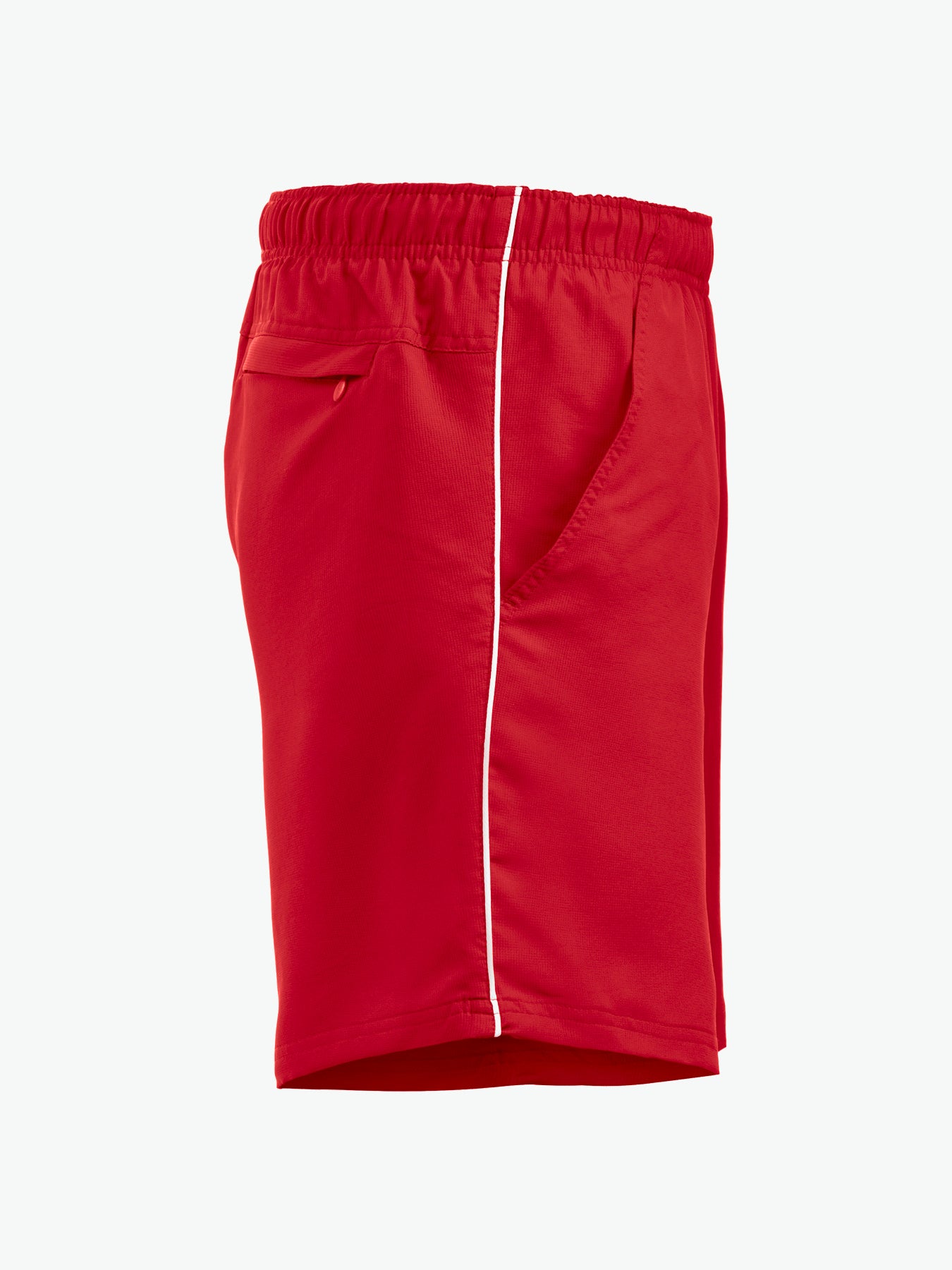 Clique Hollis Shorts - Rood/Wit Korte Broek Clique