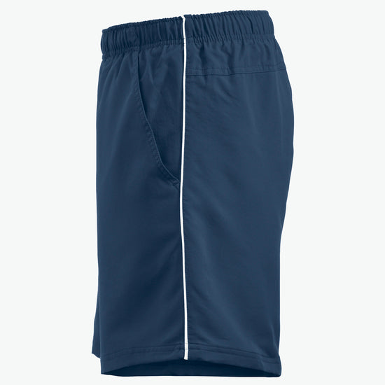Clique Hollis Shorts - Navy/Wit Korte Broek Clique