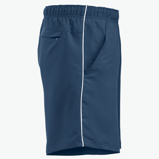 Clique Hollis Shorts - Navy/Wit Korte Broek Clique