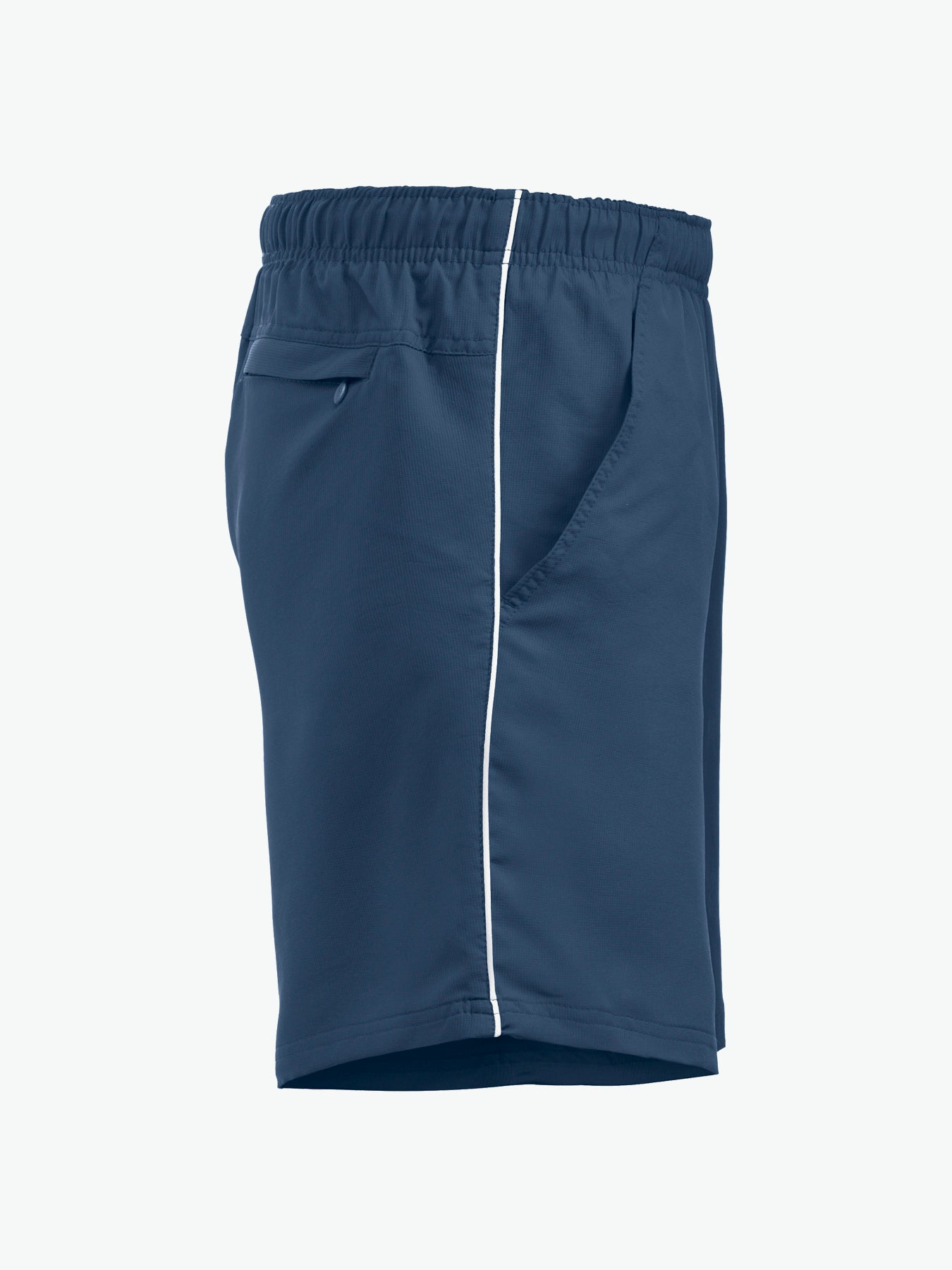 Clique Hollis Shorts - Navy/Wit Korte Broek Clique