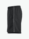 Clique Hollis Shorts - Zwart/Wit Korte Broek Clique