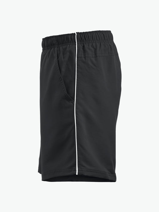 Clique Hollis Shorts - Zwart/Wit Korte Broek Clique