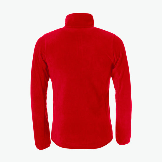 Clique Basic Polar Fleece Jacket - Rood Fleece Jas Clique