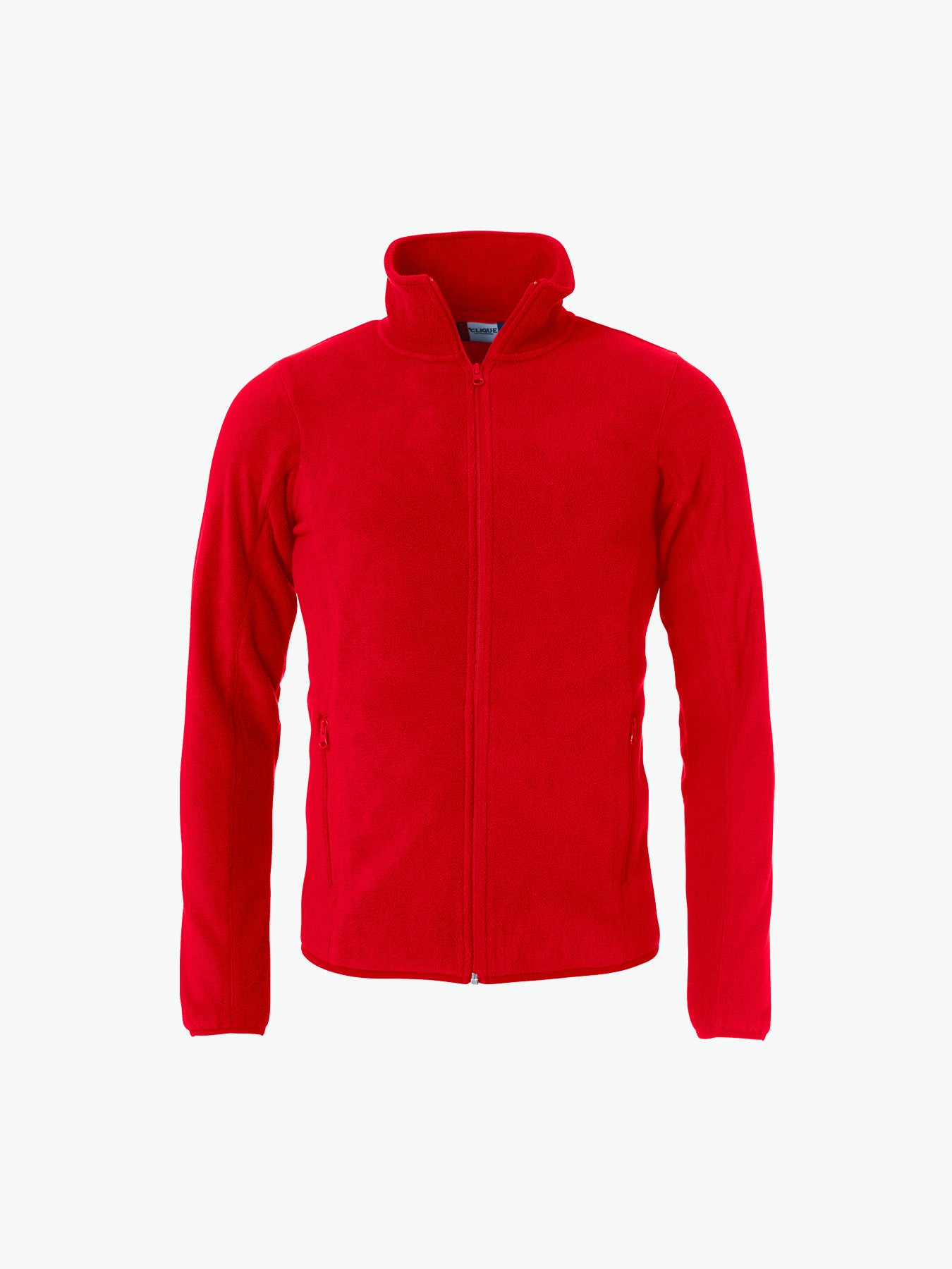 Clique Basic Polar Fleece Jacket - Rood Fleece Jas Clique XS
