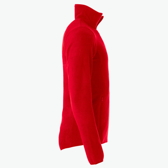 Clique Basic Polar Fleece Jacket - Rood Fleece Jas Clique
