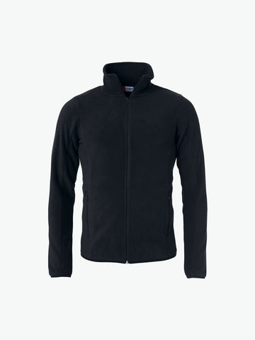 Clique Basic Polar Fleece Jacket - Zwart Fleece Jas Clique XS