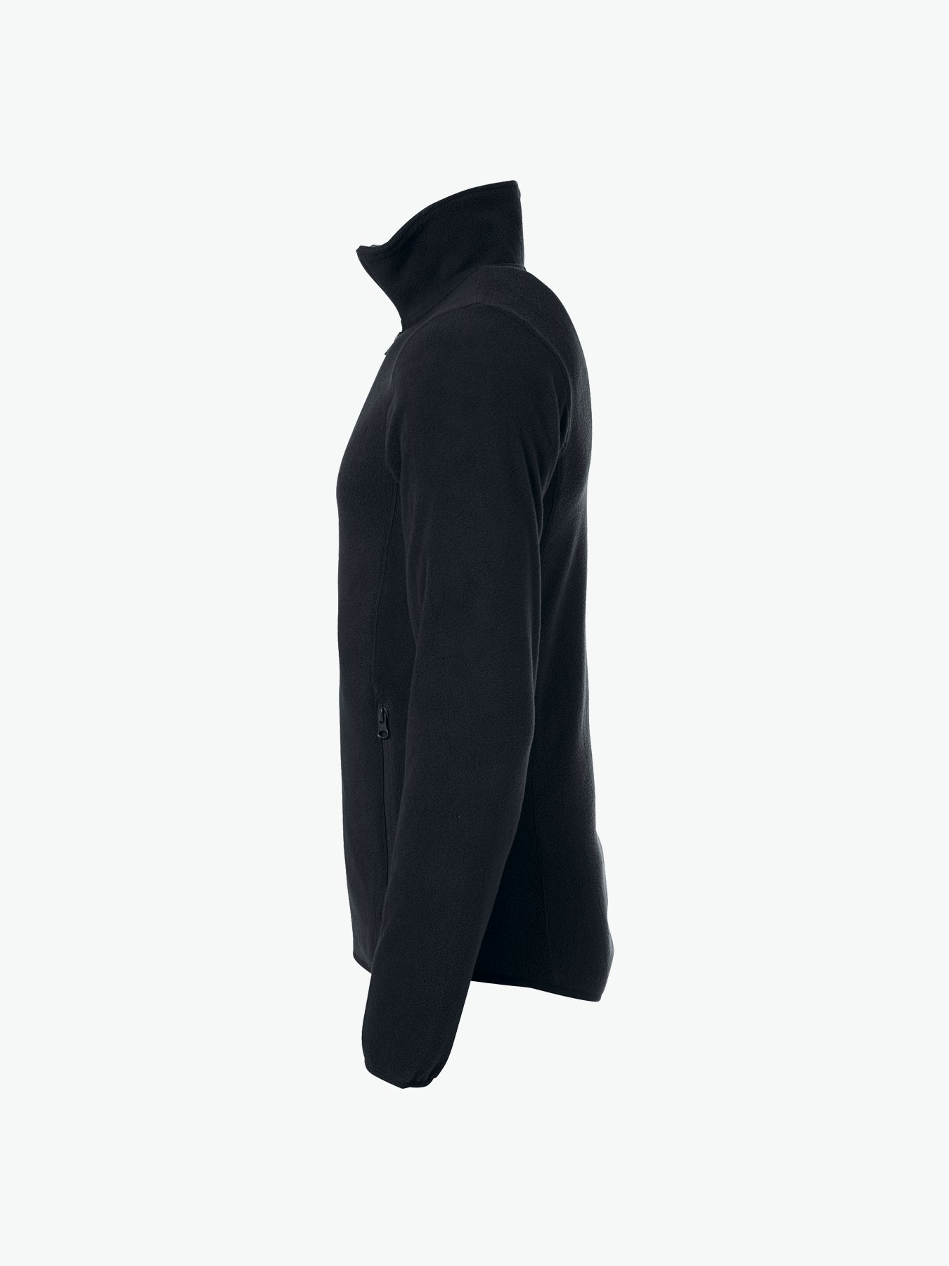 Clique Basic Polar Fleece Jacket - Zwart Fleece Jas Clique