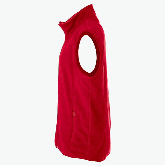 Clique Basic Polar Fleece Vest - Rood Bodywarmer Fleece Clique