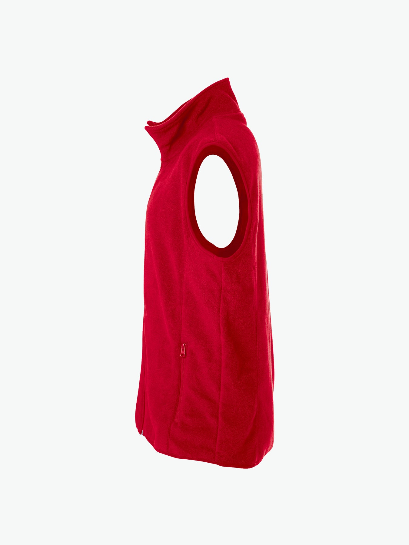 Clique Basic Polar Fleece Vest - Rood Bodywarmer Fleece Clique