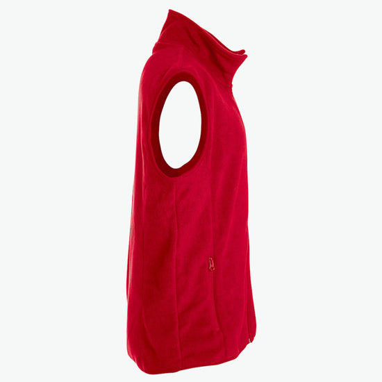 Clique Basic Polar Fleece Vest - Rood Bodywarmer Fleece Clique