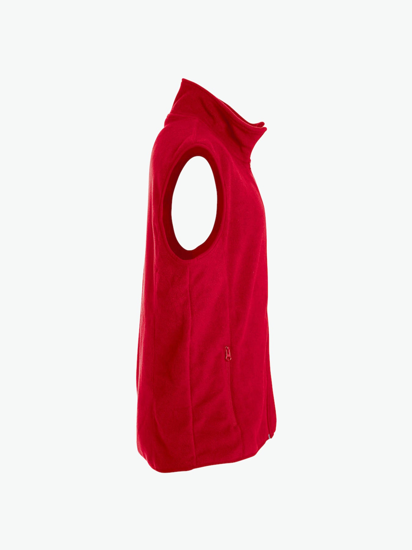 Clique Basic Polar Fleece Vest - Rood Bodywarmer Fleece Clique