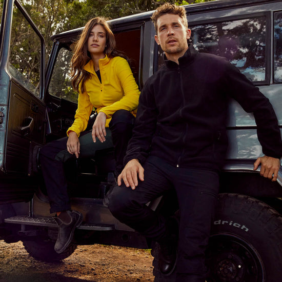 Clique Basic Micro Fleece Jacket - Kobalt Fleece Jas Clique