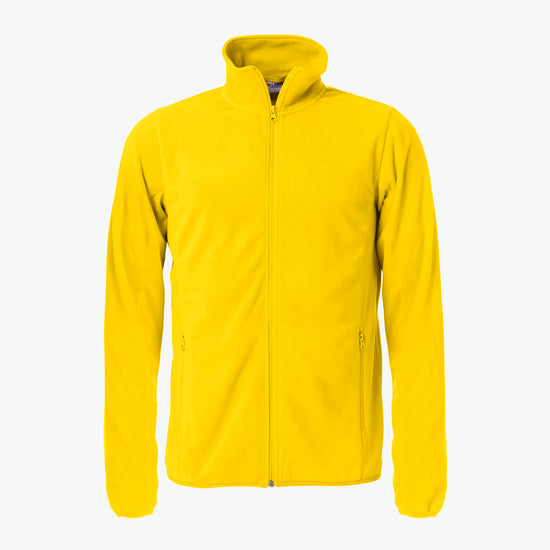 Clique Basic Micro Fleece Jacket - Lemon Fleece Jas Clique XS