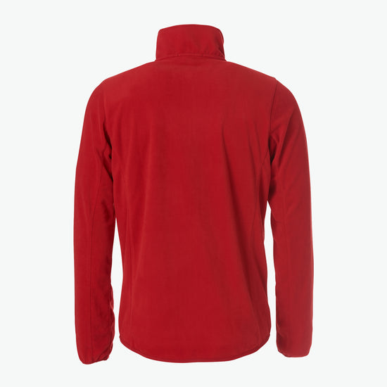 Clique Basic Micro Fleece Jacket - Rood Fleece Jas Clique
