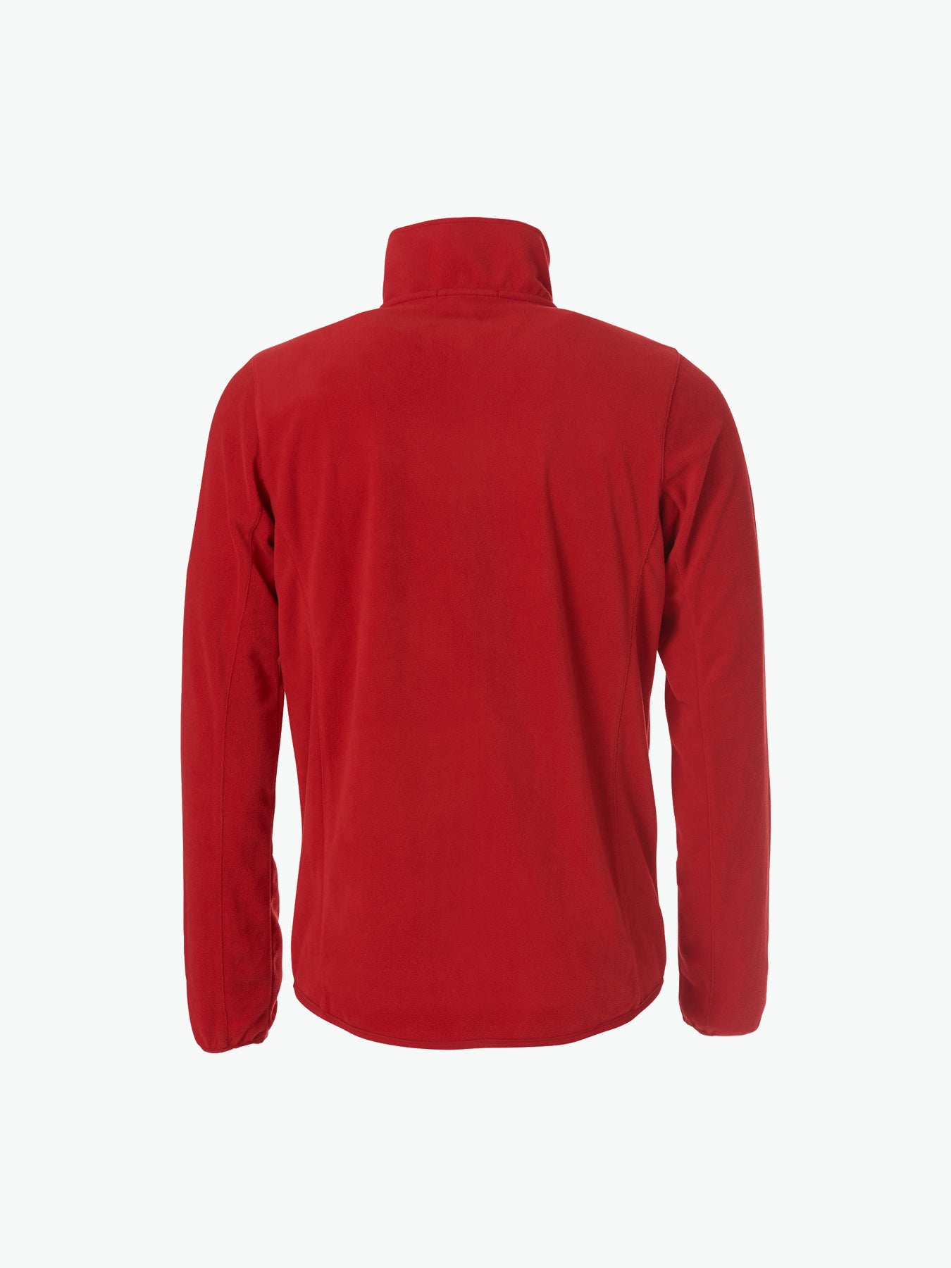 Clique Basic Micro Fleece Jacket - Rood Fleece Jas Clique
