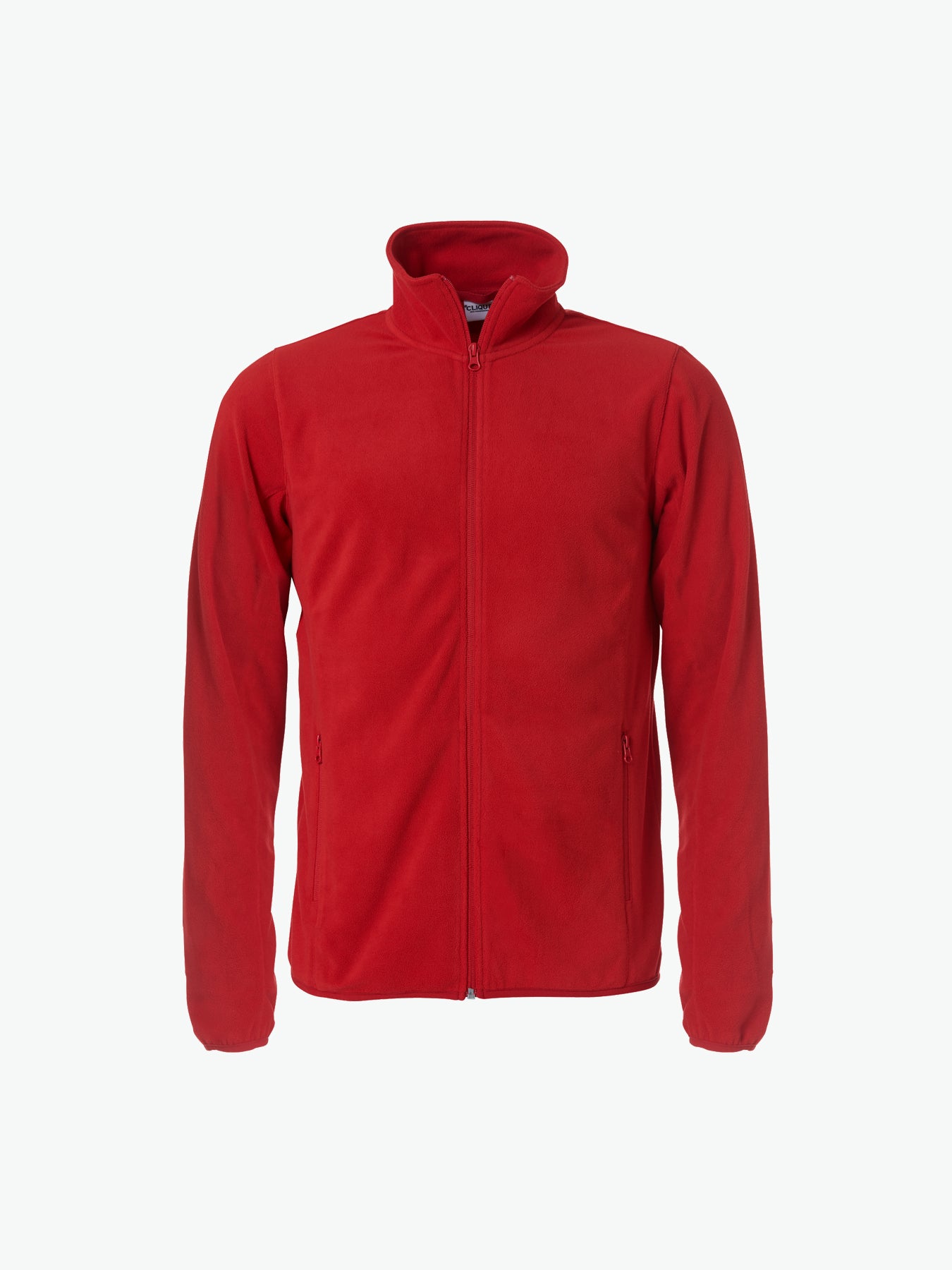 Clique Basic Micro Fleece Jacket - Rood Fleece Jas Clique XS