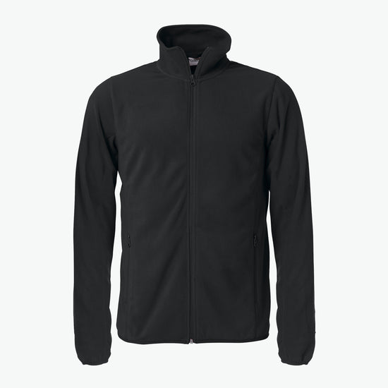 Clique Basic Micro Fleece Jacket - Zwart Fleece Jas Clique XS