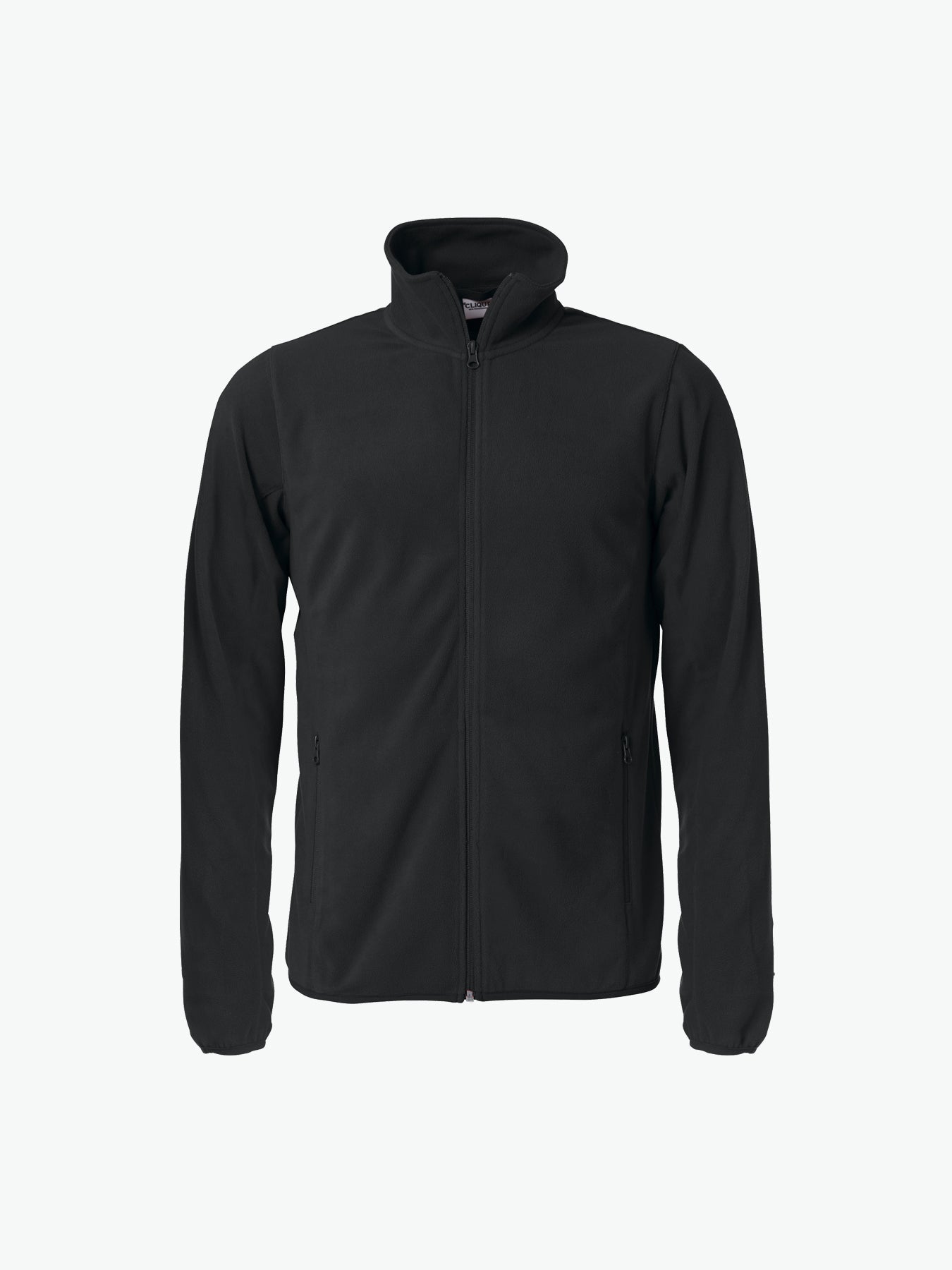 Clique Basic Micro Fleece Jacket - Zwart Fleece Jas Clique XS