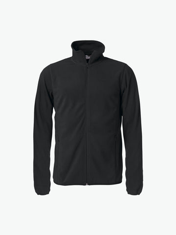 Clique Basic Micro Fleece Jacket - Zwart Fleece Jas Clique XS