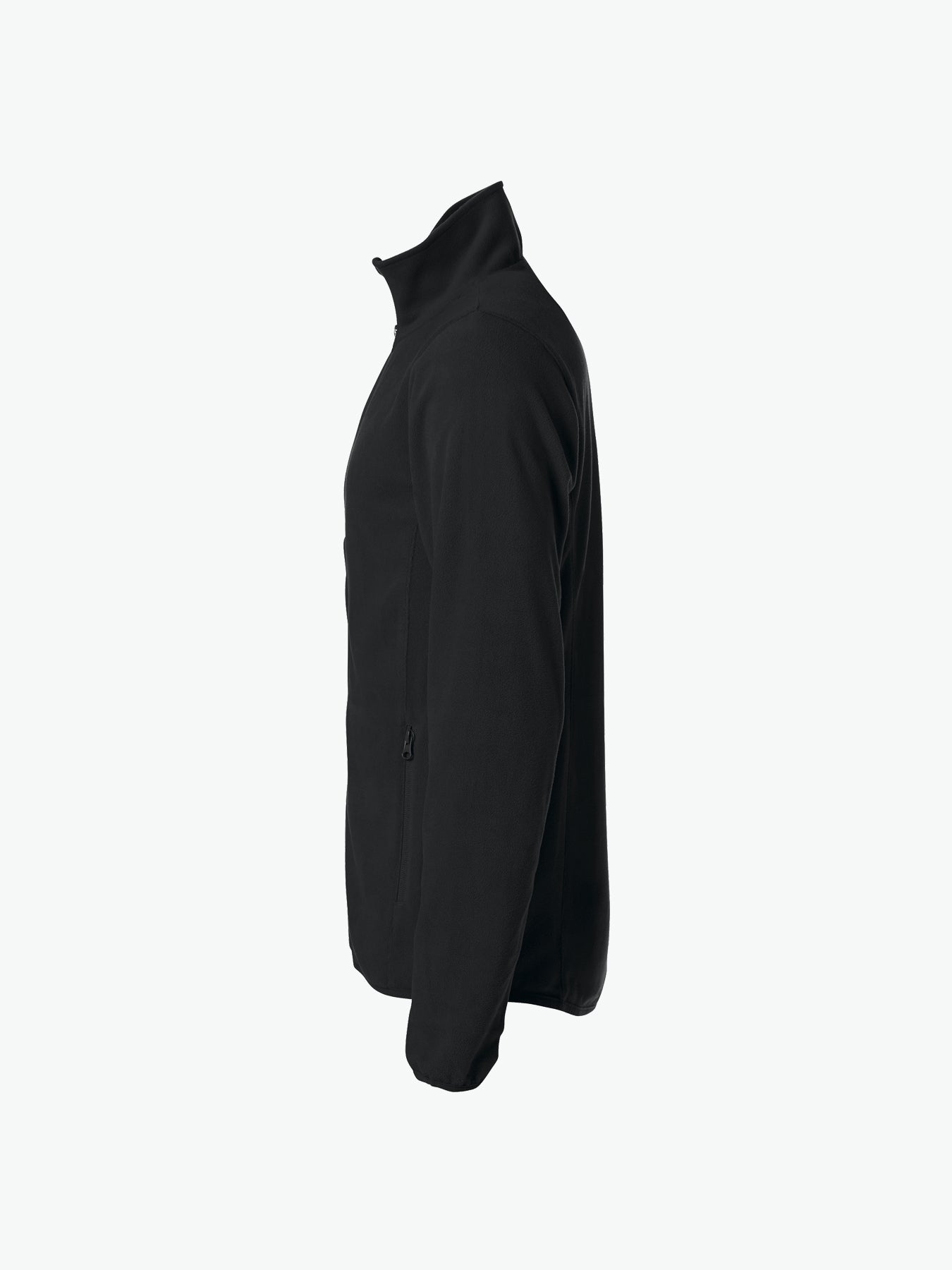 Clique Basic Micro Fleece Jacket - Zwart Fleece Jas Clique