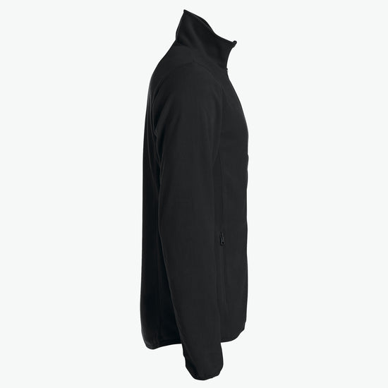 Clique Basic Micro Fleece Jacket - Zwart Fleece Jas Clique