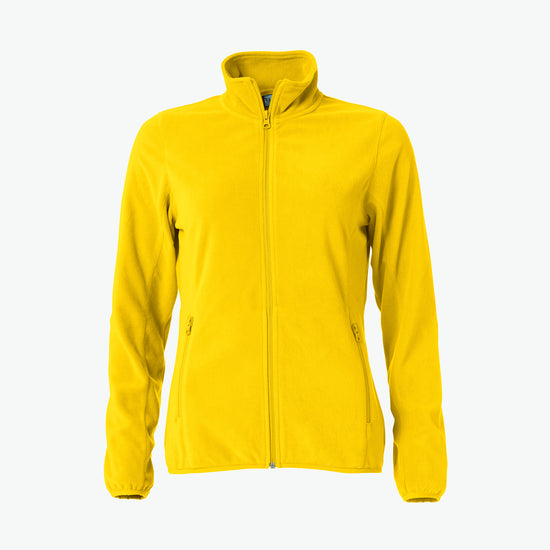 Clique Basic Micro Fleece Jacket Women - Lemon Fleece Jas Dames Clique XS