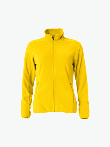 Clique Basic Micro Fleece Jacket Women - Lemon Fleece Jas Dames Clique XS