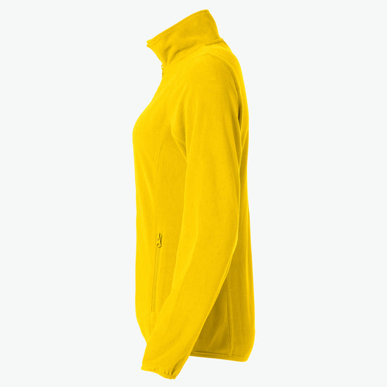 Clique Basic Micro Fleece Jacket Women - Lemon Fleece Jas Dames Clique